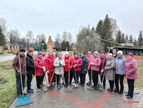 Субботник в парке Победы