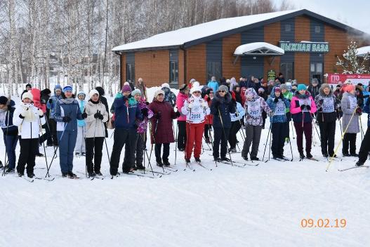 Активное участие пенсионеров в Лыжне 2019