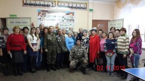 Встреча актива организации со слушателями Университета третьего возраста