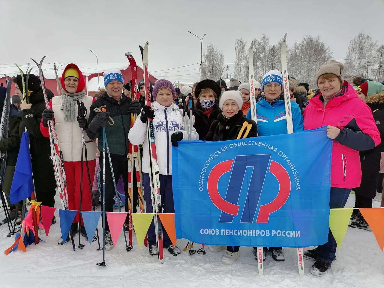 Участие во Всероссийской массовой лыжной гонке «Лыжня России»