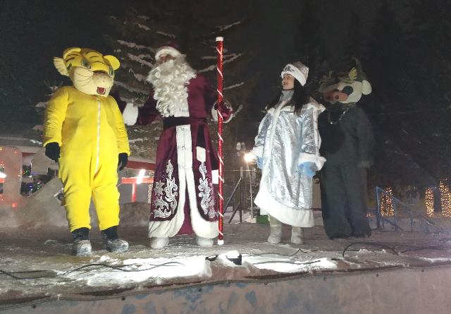 Весело у новогодней елки