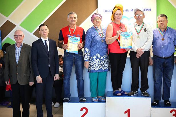 Прошли соревнования по плаванию среди граждан пожилого возраста 