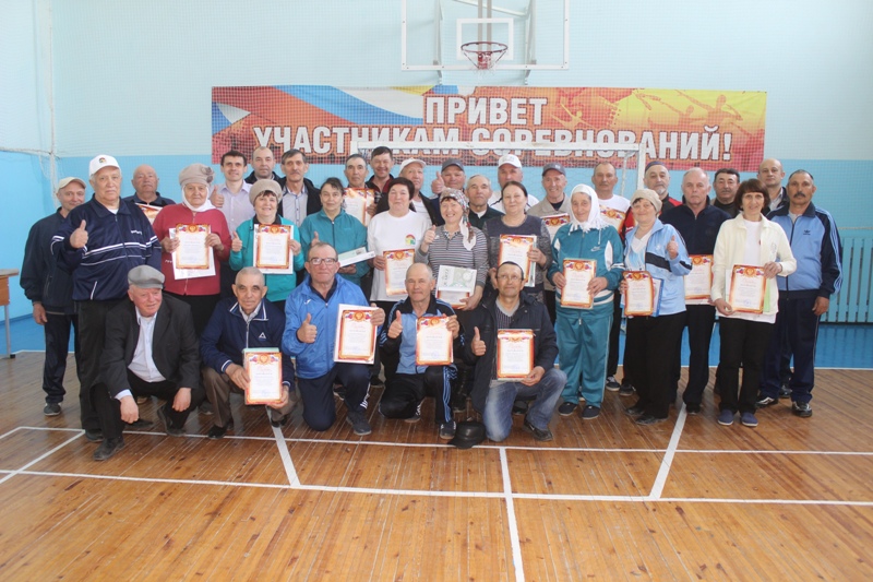В Дрожжаном прошла IX Спартакиада пенсионеров