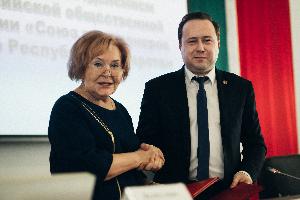 Любовь Мишина и Эдуард Вафин подписали соглашение о сотрудничестве