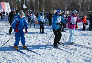 Активисты татарстанского Союза пенсионеров России приняли участие во Всероссийской массовой гонке «Лыжня России-2016»