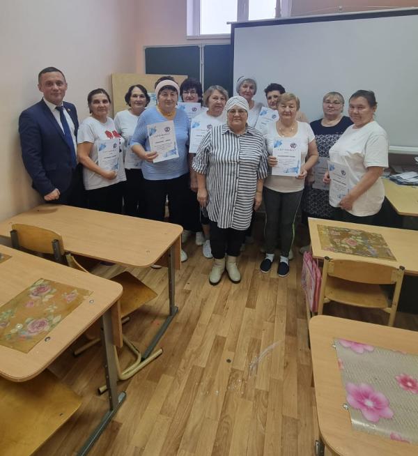 Завершение курса «Работа с планшетом»