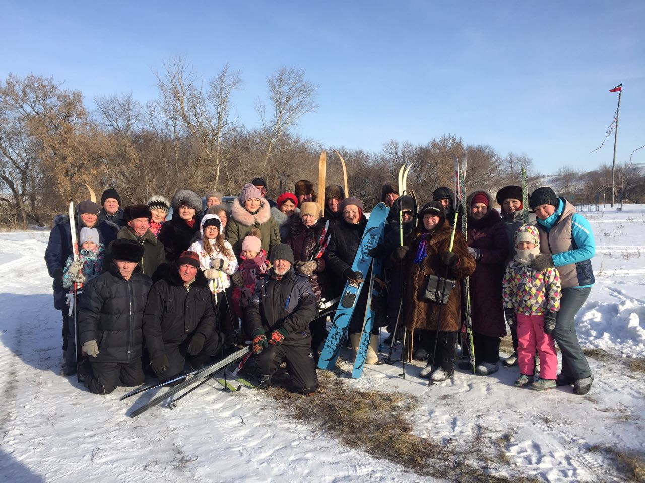 Воскресная лыжная прогулка