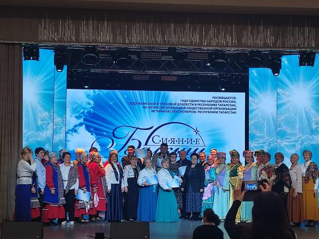 В Пестрецах прошел фестиваль творчество среди пенсионеров «Балкыш» («Сияние») 