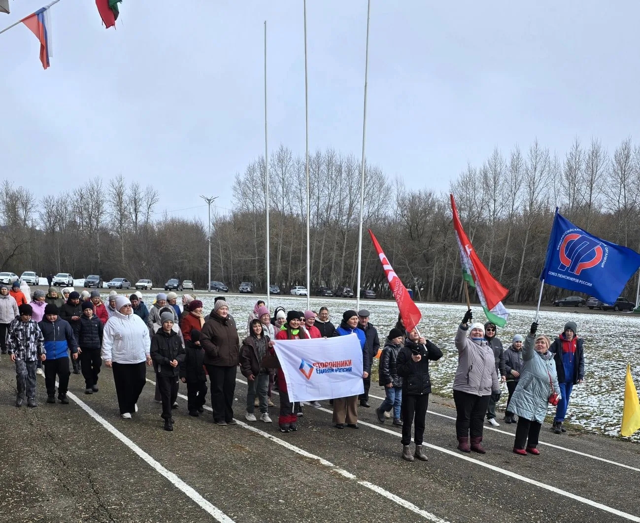 Акция «10000 шагов к жизни вместе» в Черемшанском районе