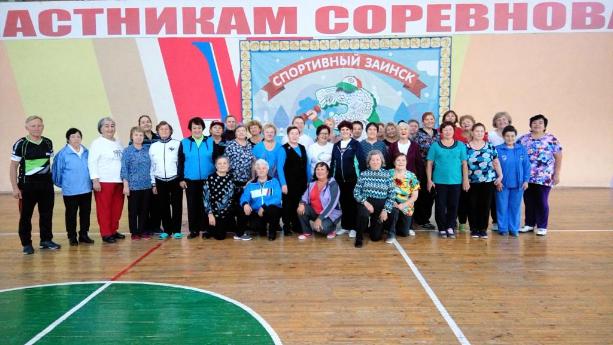 Веселые старты заинских пенсионеров 