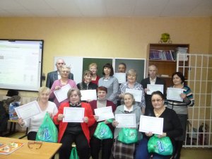 Лаишевские пенсионеры закончили компьютерные курсы Лаишевские пенсионеры закончили компьютерные курсы