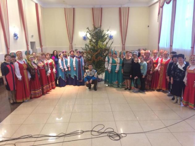 Новогодний праздник в стиле русских традиций