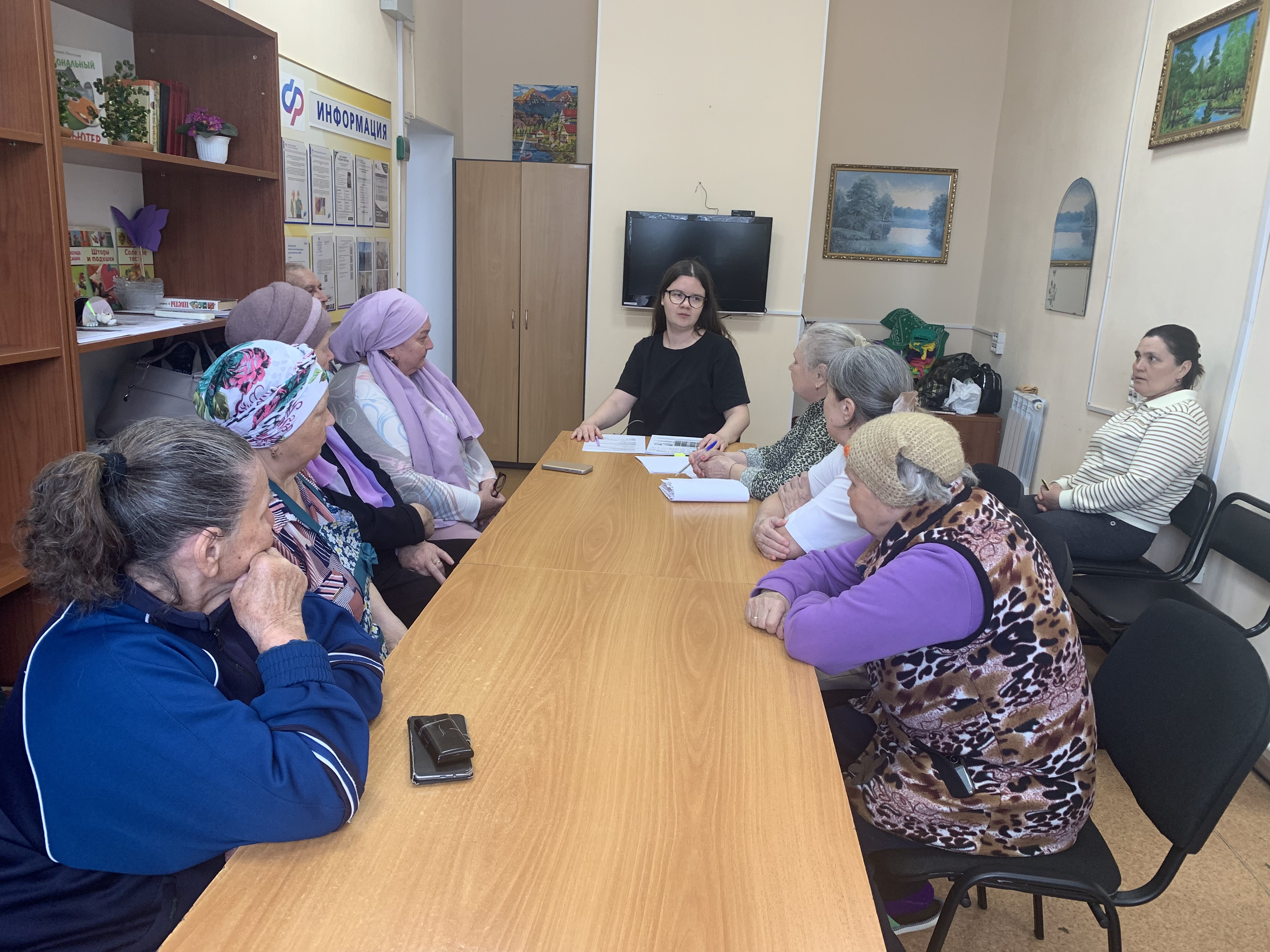 В центре общения старшего поколения Мамадышского района прошла лекция Активный образ жизни, залог здоровья