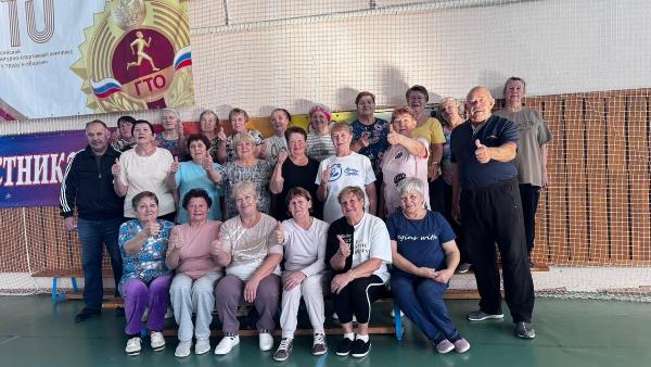 Очередное занятия группы ЗОЖ