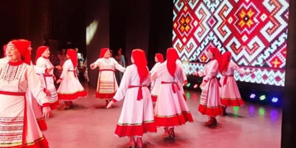 Творческие коллективы  Союза пенсионеров- участники районного мероприятия ко Дню народного единства