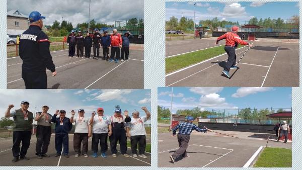 Товарищеская встреча по городошному спорту