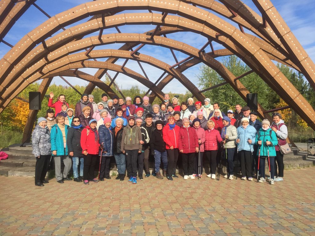 В Казани дан старт  республиканской оздоровительной акции «10000 шагов к жизни», приуроченной  к Международному Дню пожилого человека