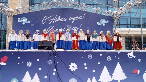 Праздничное настроение подарил хор Союза пенсионеров