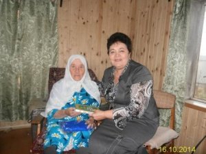 Поздравили ветерана войны и труда