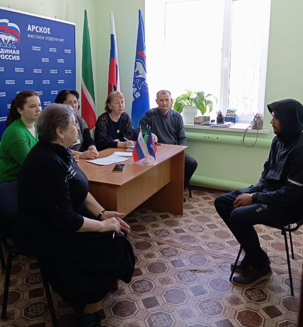Прием граждан в Арском районе общественным уполномоченным