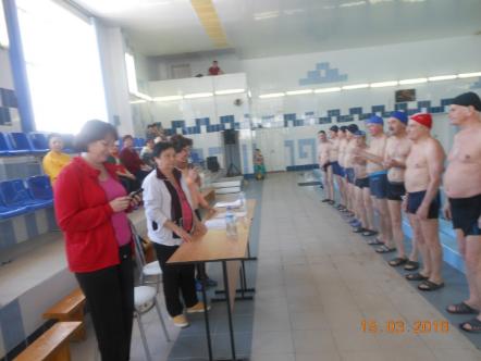 Первенство города по плаванию среди людей третьего возраста в Менделеевском районе