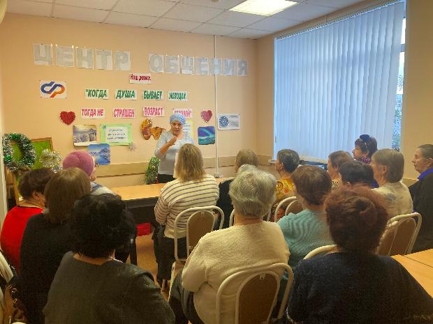 Встреча руководителя Клиентской службы Спасского района с членами Местного отделения Союза пенсионеров