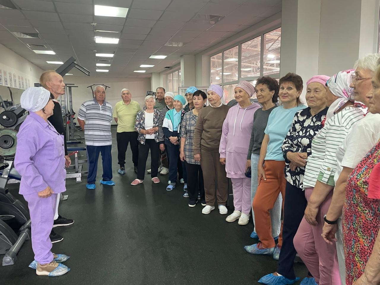 Азнакаевское старшее поколение отметили День физкультурника.