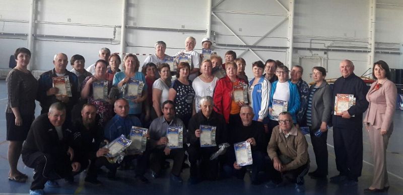 1 этап Спартакиады "Третий возраст" в преддверии 72-ой годовщины Великой Победы