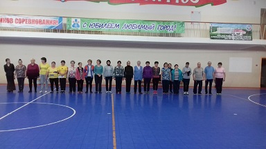 Спартакиада пенсионеров в Менделеевске 