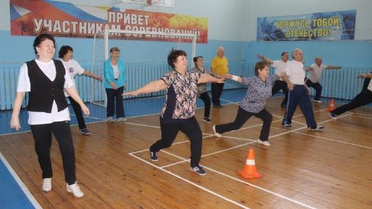 В Дрожжаном прошла спартакиада пенсионеров.