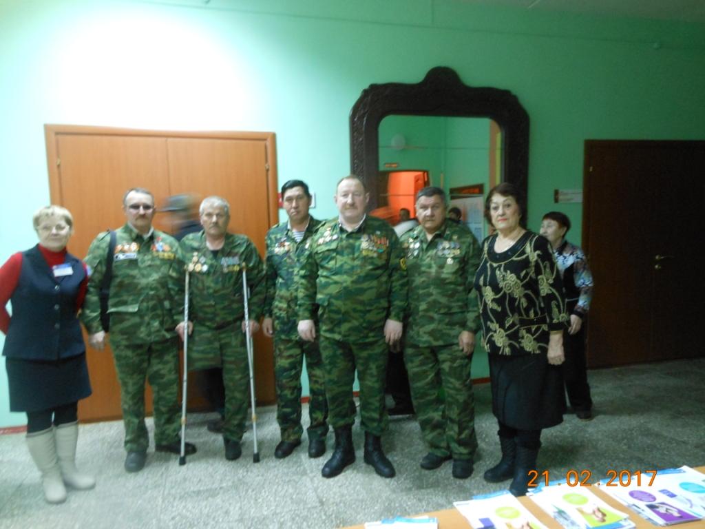 Участие на торжественном мероприятии, посвященное ко дню защитника Отечества