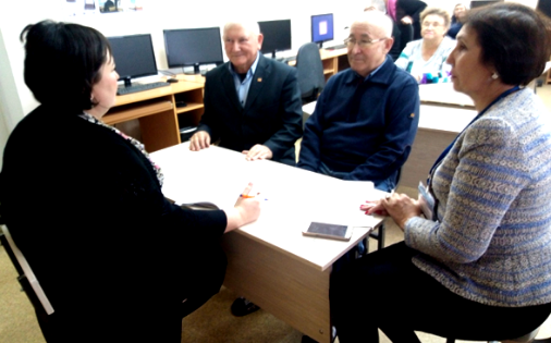 Прием пожилых людей                   