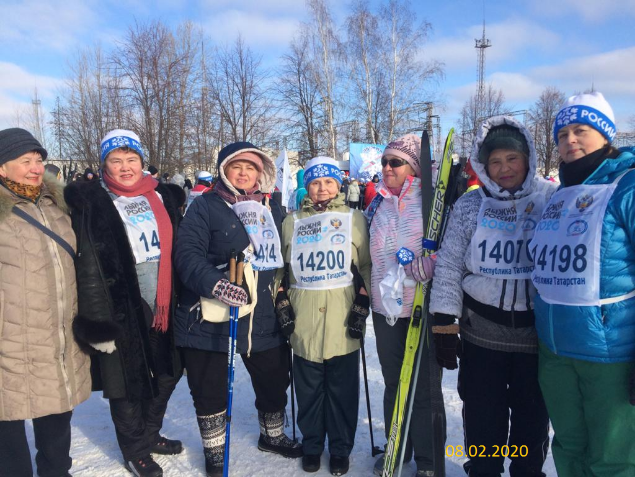 ПФР и СПР района приняли участие в «Лыжне России 2020»