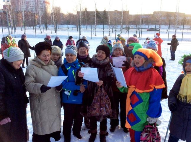 Для челнинских пенсионеров проведен праздник  «Скандинавская ёлка»